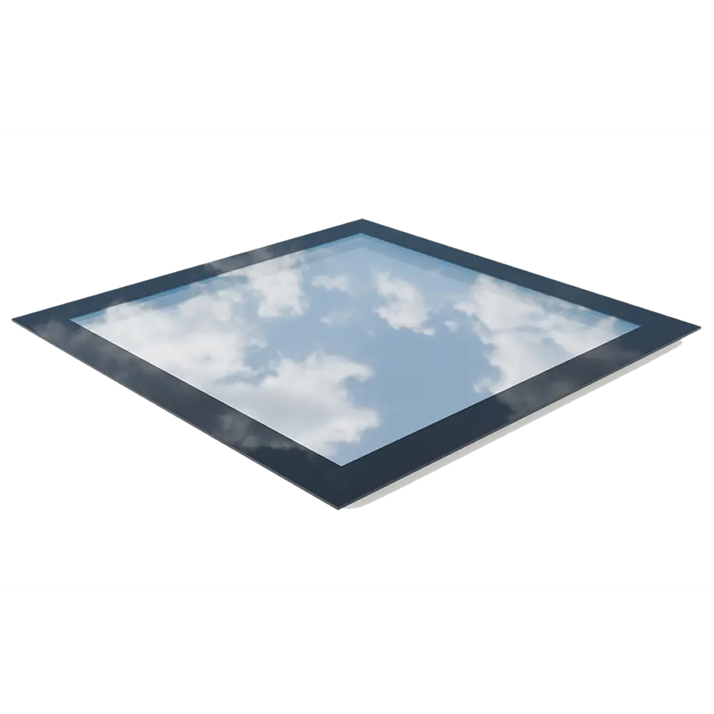 Frameless Fixed Flat Glass Roof Light